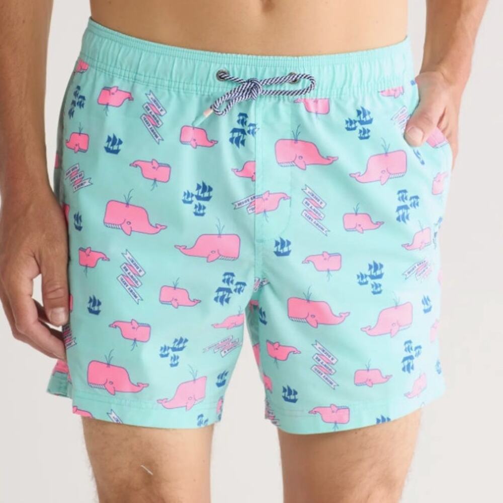 Party Pants Men's Moby Swim Trunks Size L